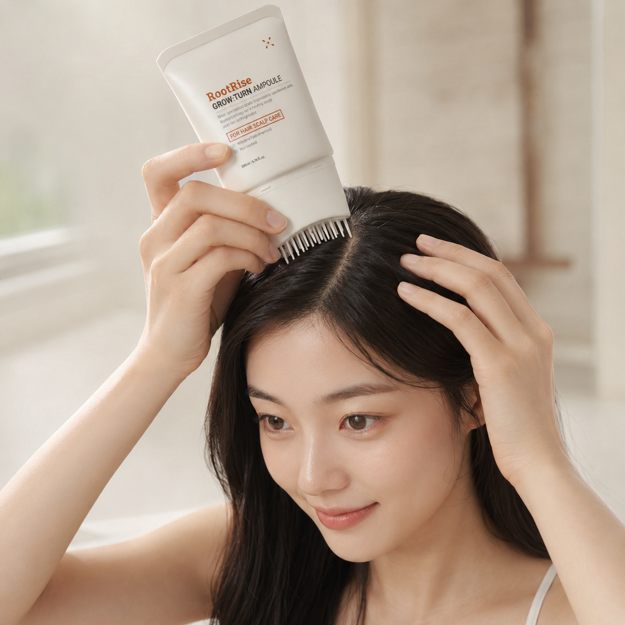 RootRise Growturn Hair Growth Serum with Built in Brush